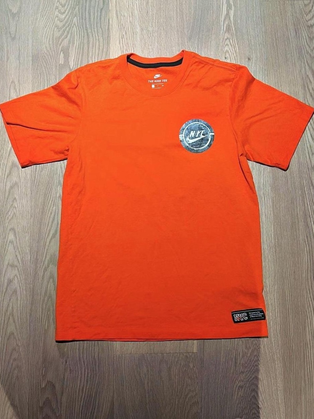 NYC Men’s Bright Orange Short Sleeve Graphic Tee
